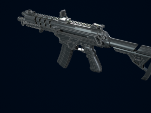 Shotguns HBRA3 model 3D Model