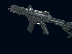 Strzelby model HBRA3 Model 3D