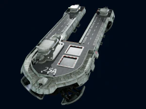 3D Air Ship model 3D Model