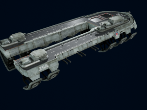 3D Air Ship model Modelo 3D
