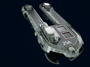 3D Air Ship model Modelo 3D