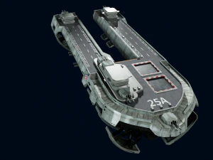 3D Air Ship model 3D Model