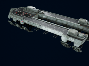3D Air Ship model Modelo 3D