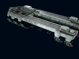 3D Air Ship model 3D Model