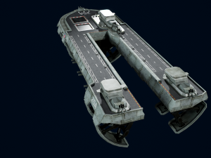3D Air Ship model Modelo 3D