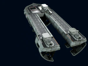 3D Air Ship model 3D Model