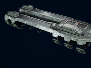 3D Air Ship model Modelo 3D