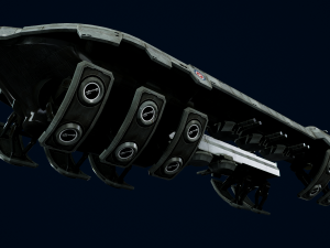 3D Air Ship model Modelo 3D