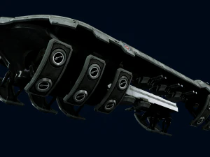 3D Air Ship model 3D Model