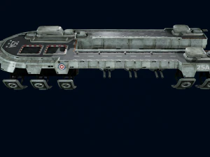 3D Air Ship model 3D Model