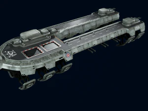 3D Air Ship model 3D Model