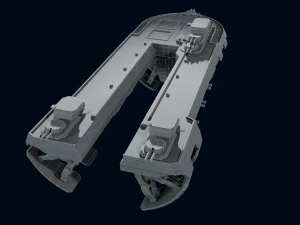 3D Air Ship model 3D Model
