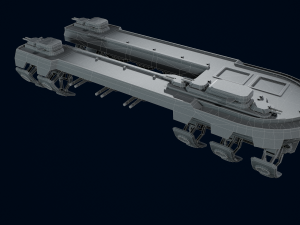 3D Air Ship model Modelo 3D
