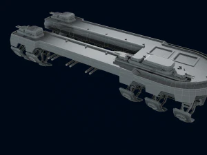 3D Air Ship model 3D Model