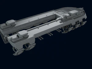 3D Air Ship model 3D Model