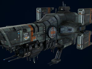 Capital Ship Birmingham 3D 3D Модель