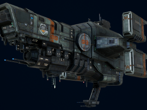 Capital Ship Birmingham 3D 3D Model