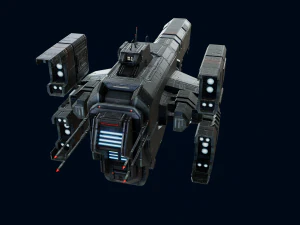 Capital Ship Birmingham 3D 3D Model