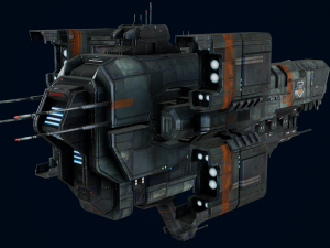 Capital Ship Birmingham 3D 3D Model