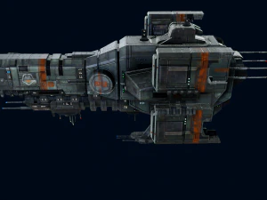 Capital Ship Birmingham 3D 3D Model