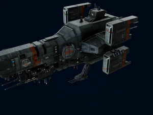 Capital Ship Birmingham 3D 3D Model