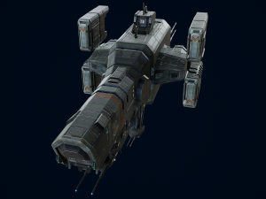 Capital Ship Birmingham 3D 3D Model