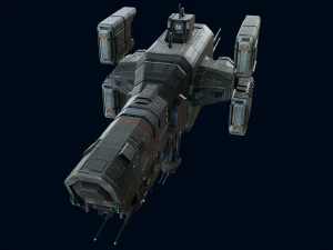 Capital Ship Birmingham 3D 3D Model