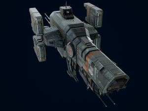 Capital Ship Birmingham 3D 3D Model