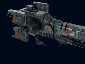 Capital Ship Birmingham 3D 3D Model