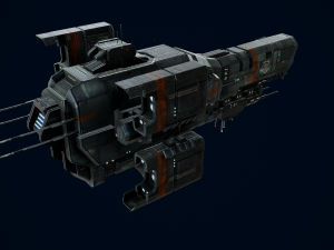 Capital Ship Birmingham 3D 3D Model