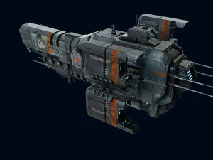 Capital Ship Birmingham 3D 3D Model