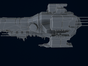 Capital Ship Birmingham 3D 3D Model