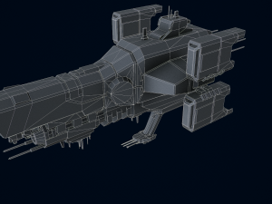 Capital Ship Birmingham 3D 3D Model