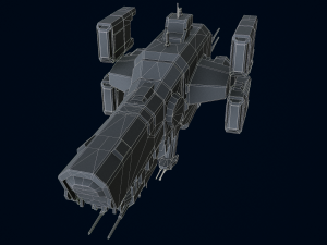 Capital Ship Birmingham 3D 3D Model