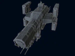Capital Ship Birmingham 3D 3D Model
