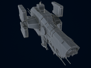 Capital Ship Birmingham 3D 3D Model