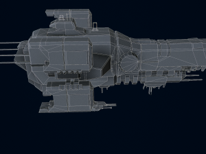 Capital Ship Birmingham 3D 3D Model