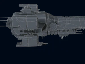 Capital Ship Birmingham 3D 3D Model