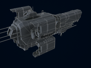 Capital Ship Birmingham 3D 3D Model