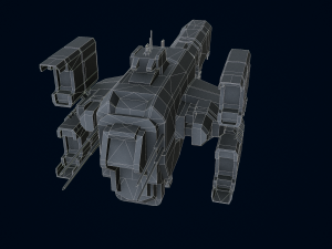 Capital Ship Birmingham 3D 3D Model