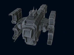 Capital Ship Birmingham 3D 3D Model