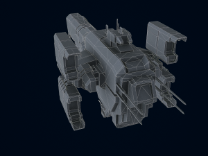 Capital Ship Birmingham 3D 3D Model