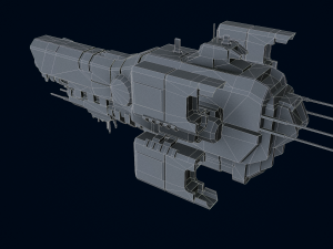 Capital Ship Birmingham 3D 3D Model