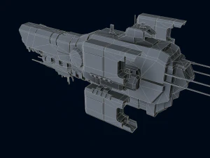 Capital Ship Birmingham 3D 3D Model