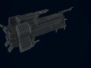 Navio Capital Wallace Modelo 3D Modelo 3D