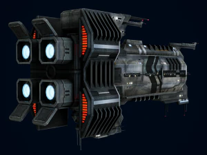 3D Capital Ship Wallace 3D Model