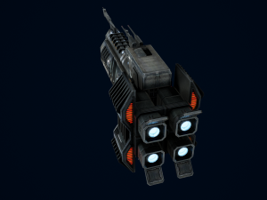 3D Capital Ship Wallace Model 3D