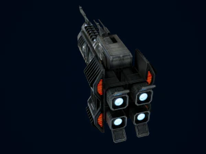 3D Capital Ship Wallace 3D Model