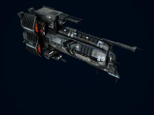 3D Capital Ship Wallace 3D Model