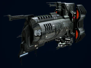 3D Capital Ship Wallace 3D Model